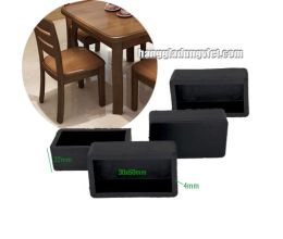 Bộ 4 Nút Cao Su Bọc Chân Bàn Ghế Chữ Nhật 30x60