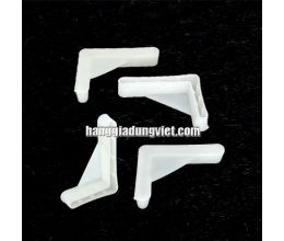 10 Chân Nhựa 30x50, Ke Góc Lót Kệ Sắt V Lỗ