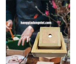 Bộ Khuôn Gói Bánh Chưng Gỗ V15 (1.3kg-1.5kg)