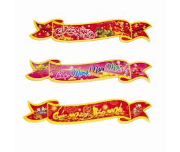 50 Decal Gói Quà Chúc Tết (38cmx7cm)
