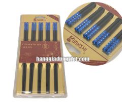 Bộ 10 Đôi Đũa Đen Bọc Cao Cấp D24