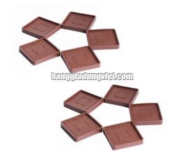 Combo 10 Miếng Lót Ly Nhựa Dẻo Rico