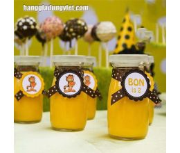 Bộ 12 Lọ Thủy Tinh Làm Pudding, Sữa Chua Loại 200ml