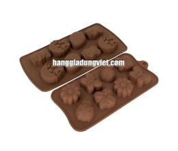 Bộ 2 Khuôn Silicon Làm Bánh Hoạt Hình Ngộ Nghĩnh