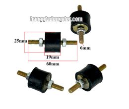 Bộ 4 Cao Su Chân Máy 6 Li
