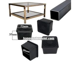 Bộ 4 Đế Cao Su Bọc Chân Bàn Ghế Vuông 40