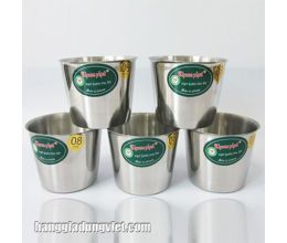 Bộ 5 Chung Làm Đá Inox Cao Cấp Số 8