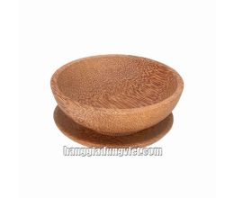 Bộ Tô Dĩa Gỗ Dừa Cao Cấp Xuất Khẩu ĐK-18cm