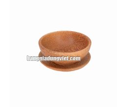 Bộ Tô Dĩa Gỗ Dừa Cao Cấp Xuất Khẩu ĐK-16cm