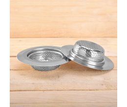 COMBO 2 CÁI LỌC RÁC BỒN RỬA CHÉN INOX LOẠI TRÒN