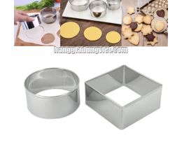 Combo 2 Khuôn Inox Nhấn Cutter Tạo Hình Bánh