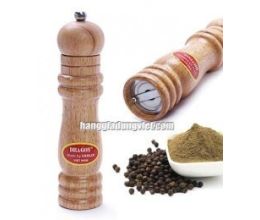 Cối Xay Tiêu Bằng Gỗ Phong Cách Cổ Điển (2 size)