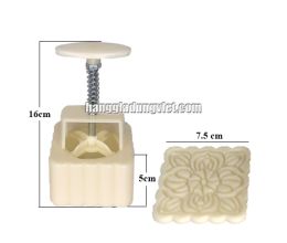 Khuôn Bánh Trung Thu Vuông 200-250g, 4 Mặt Bánh