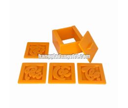 Khuôn Ép Xôi Vuông 8cm Đáy Rời
