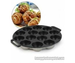 Khuôn Làm Bánh Bạch Tuộc Takoyaki Nhật Bản (14 bánh)