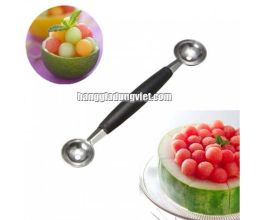 Muỗng Múc Trái Cây 2 Đầu Tròn Inox