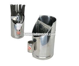Ống Đựng Muỗng Đũa inox Cao Cấp Có Lỗ Thoát Nước