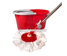 Thùng Lau Nhà 360 Độ Easy Mop Màu Đỏ