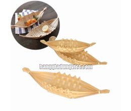 Thuyền Tre Trang Trí Nhà Hàng Món Ăn (Nhiều size)