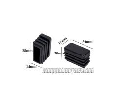 Túi 10 Nút Nhựa Chữ Nhật 15X30MM Đóng Trong Sắt Hộp