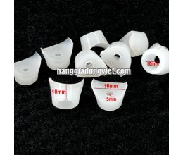 Túi 10 Nút Nhựa Trắng Phi 16MM