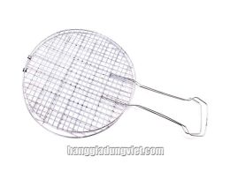 Vỉ Nướng Tròn Inox Tiện Dụng 24x39cm