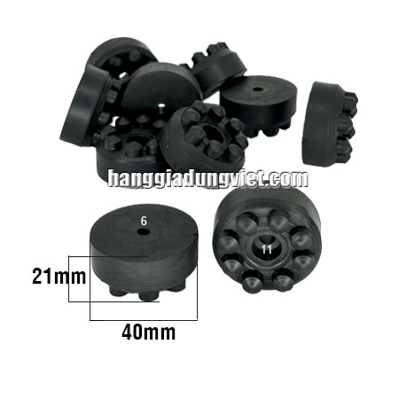 Bộ 4 Đế Cao Su Phi 40x21mm