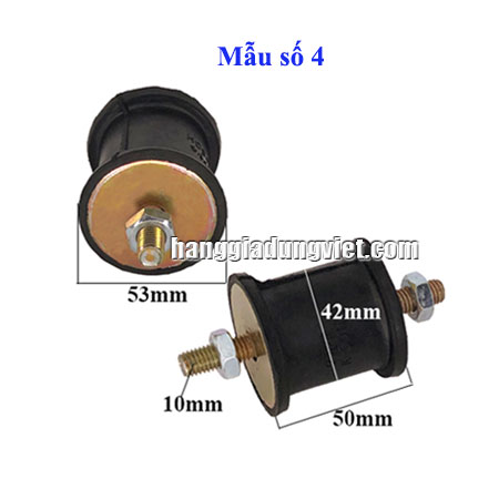 Cao Su Giãm Chấn 2 Đầu Dương
