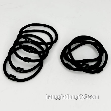 Combo 20 Dây Thun Cột Tóc Màu Đen