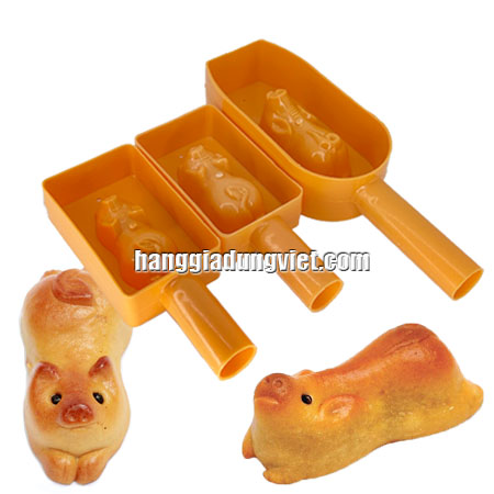 Khuôn Bánh Nướng Con Heo ( 50g-75g-100g)