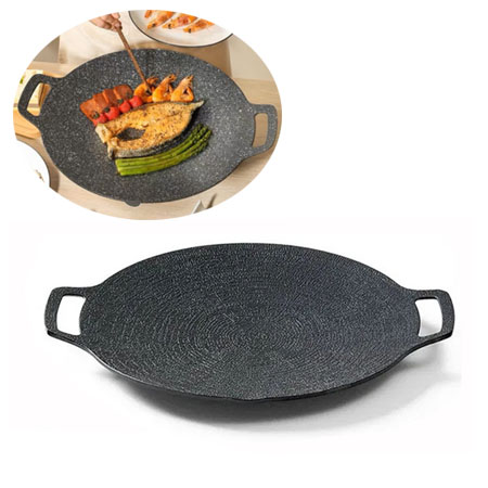 Vỉ Nướng, Chảo Nướng Đá Kiểu Hàn Quốc (Nhiều Size)